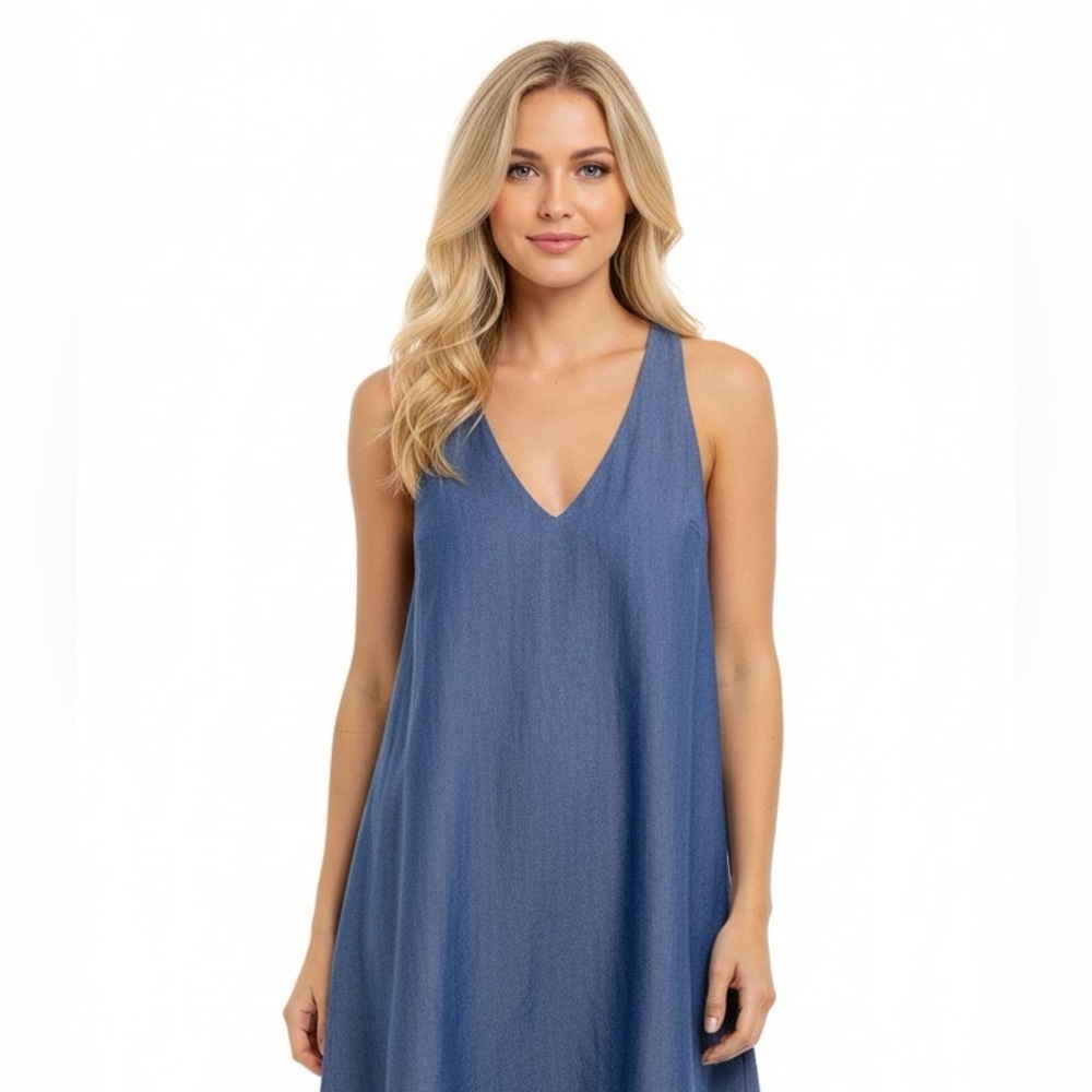 Kaari Blue Chambray dress size 2